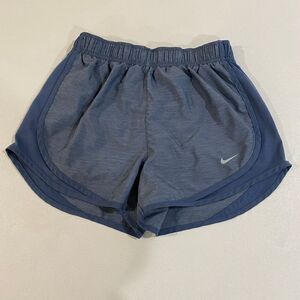 Nike Dri-FIT Tempo Running Shorts Women’s Small Blue Gray Athletic Activewear